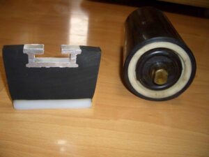 UHMWPE roller and impact bar