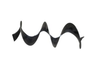 screw flight production showing cold rolling forming process