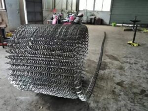 stainless steel screw conveyor flight for food processing