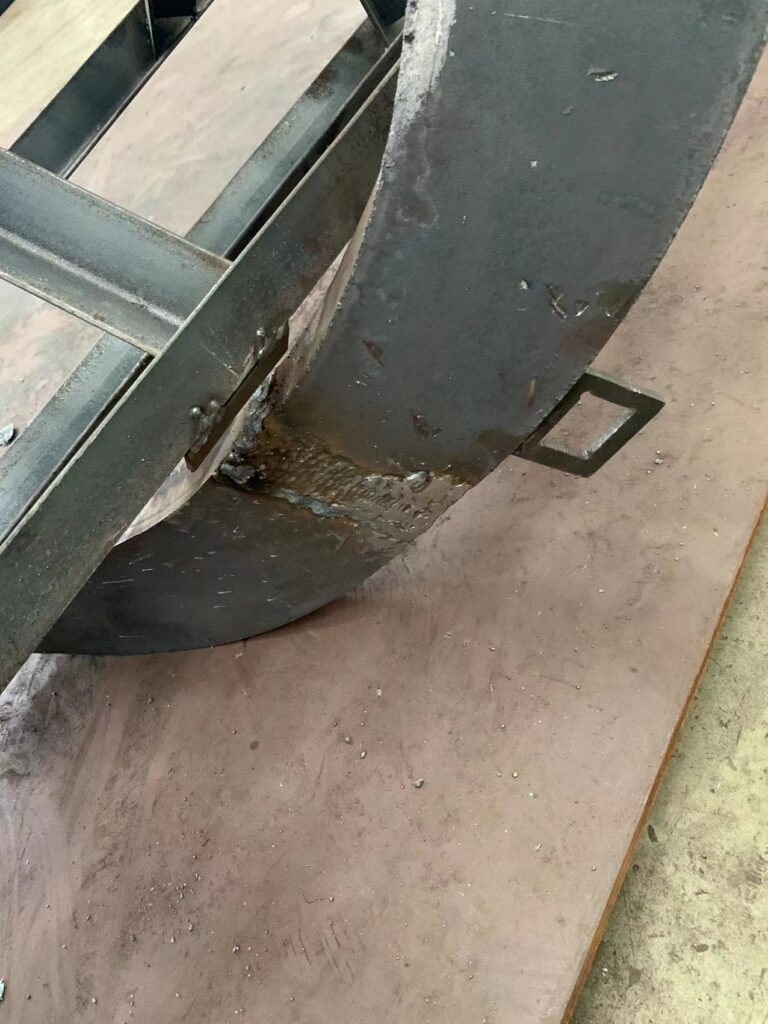 screw conveyor flight welding