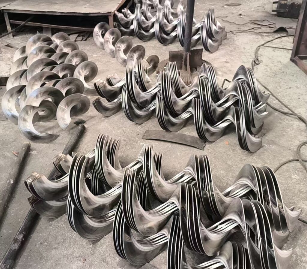 auger flight fabrication