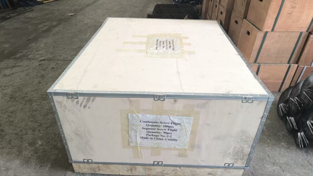 custom screw flights